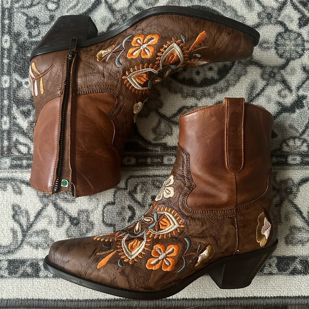 Embroidered Western Boots - image 1